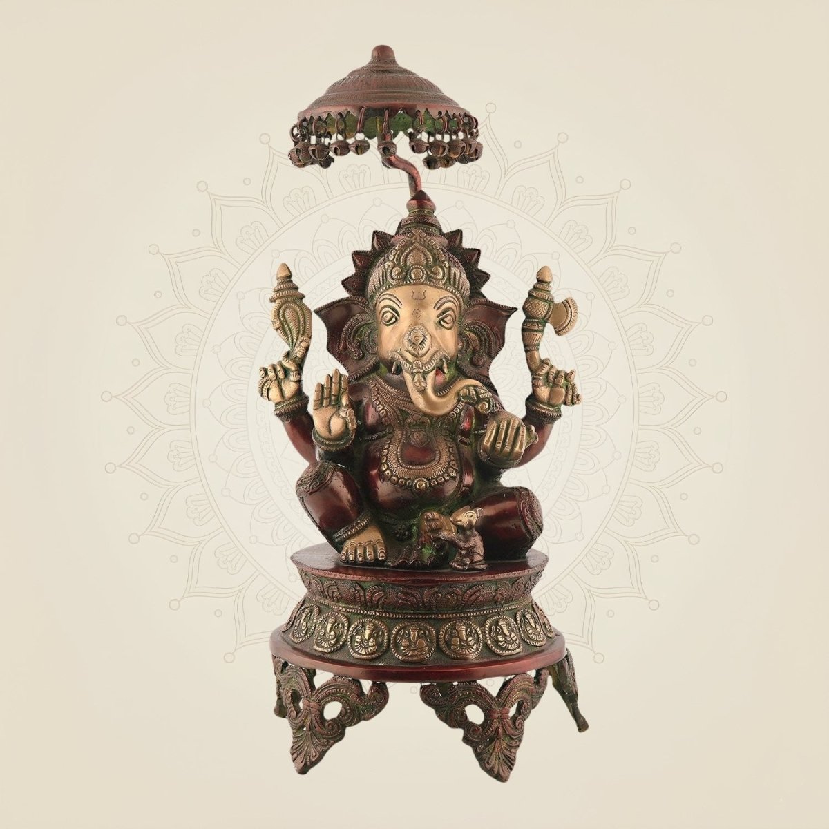 Ganesha with Umbrella – 18.25"