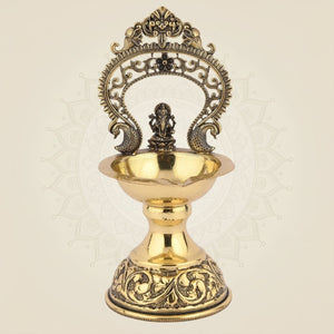 Ganpati Maharaj Brass Diya