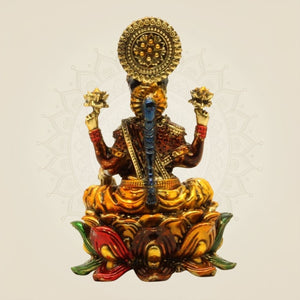 Brass Laxmi Idol