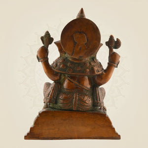 Ganesha Brass Murti - Luxeartisanship