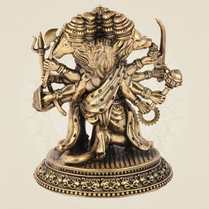 Hanuman Panchmukhi brass idol