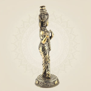 Krishna Brass Murti with Base
