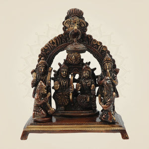 Handcrafted Ram Darbar Brass Statue 6.5"