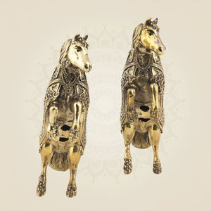 Brass Horse statue for home