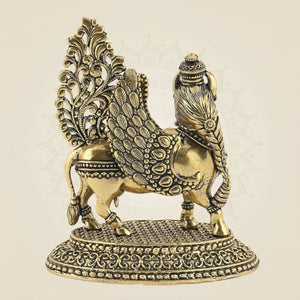 Brass Kamdhenu Cow Statue