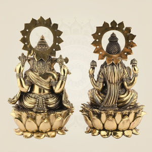 Lakshmi Ganesh Handcrafted Superfine Murti