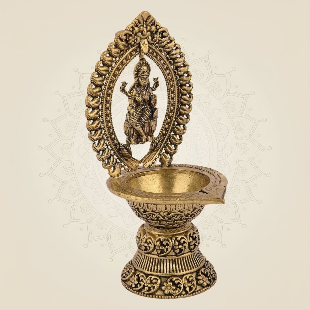 Handcrafted Oil Lamp for Pooja