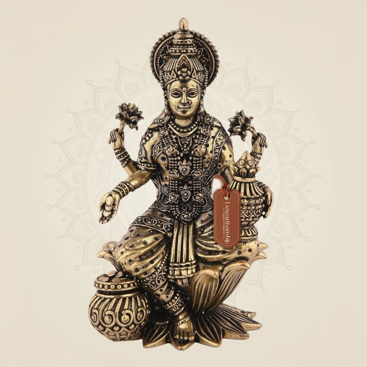 Lakshmi on Lotus Idol - 4"