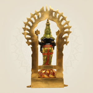 Large Size 16.75" Brass Balaji Idol