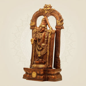 Large Size Brass Venkateswara Idol - Luxeartisanship