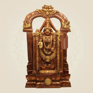 Large Size Brass Venkateswara Idol - Luxeartisanship