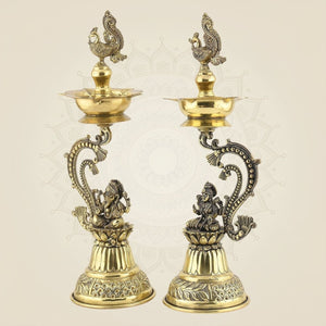 Majestic and traditional Pooja lamp
