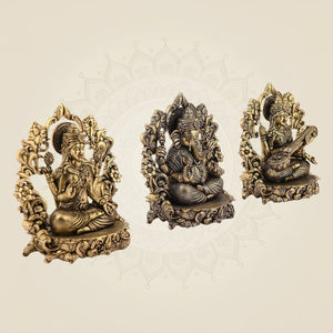 Handmade Laxmi Ganesh Saraswati