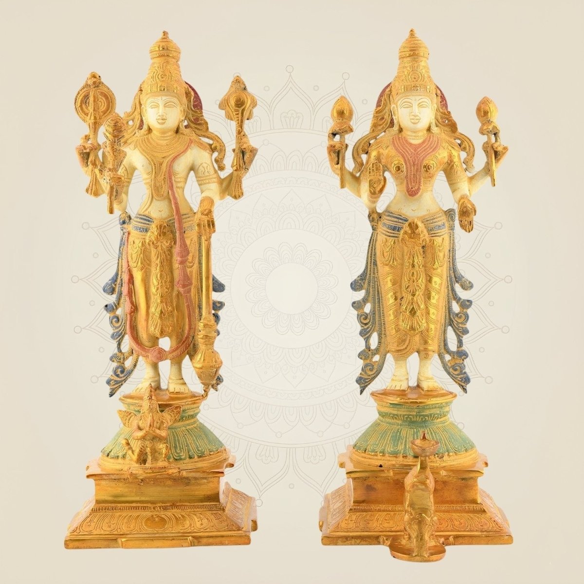 Laxmi Narayan Idol Pair – 14.5"