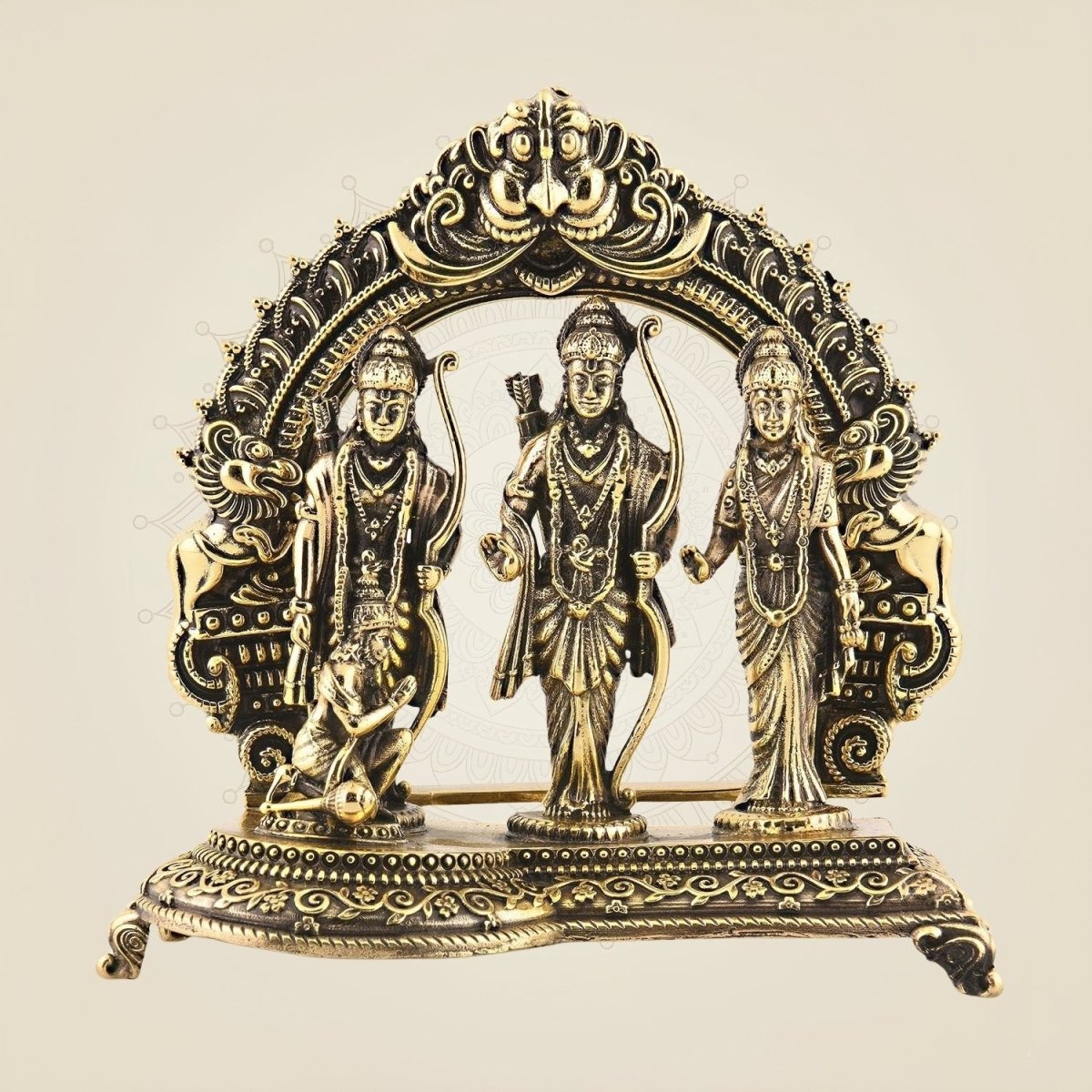 Lightweight 5" Brass Ram Darbar