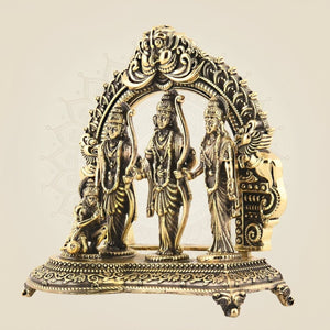 Lightweight 5" Brass Ram Darbar – Miniature Idol