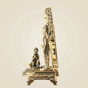 Brass Ram Darbar – Miniature Idol Set for Pooja
