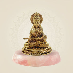 Lightweight Brass Annapurna Devi Idol – Superfine Statue for Puja & Décor 3.25" - Luxeartisanship