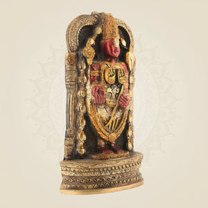 Multicolor Venkateswara Idol from Tirupati