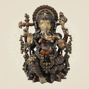 Lord Ganesha Brass Idol