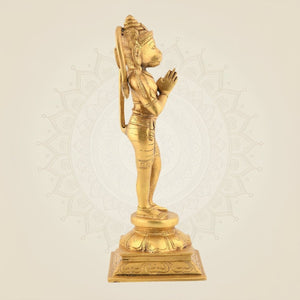 Lord Hanuman Brass Divine Idol for Safety