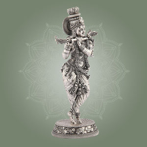Brass Krishna Idol