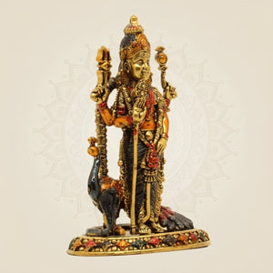 Lord Murugan Brass Murti