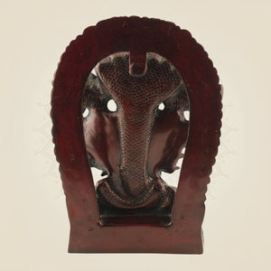 Lord Narayan Brass Idol – 11" Handcrafted Vishnu Statue for Peace & Devotion - Luxeartisanship