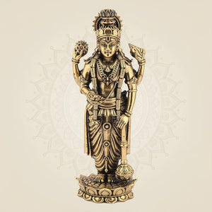 Lord Vishnu Brass Idol
