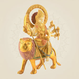 Brass Durga Idol - Luxe Artisanship