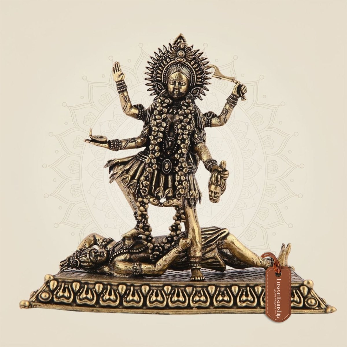 Maa Kaali Pure Brass Artisan idol