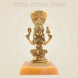 Mariamman Idol 5.25"– Handcrafted South Indian Durga Statue for Home Temple & Good Luck - Luxeartisanship