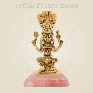 Mariamman Idol 5.25"– Handcrafted South Indian Durga Statue for Home Temple & Good Luck - Luxeartisanship