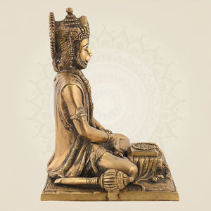 Pure Brass hanuman Handcrafted Murti
