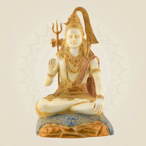 Meditating Lord Shiva Idol