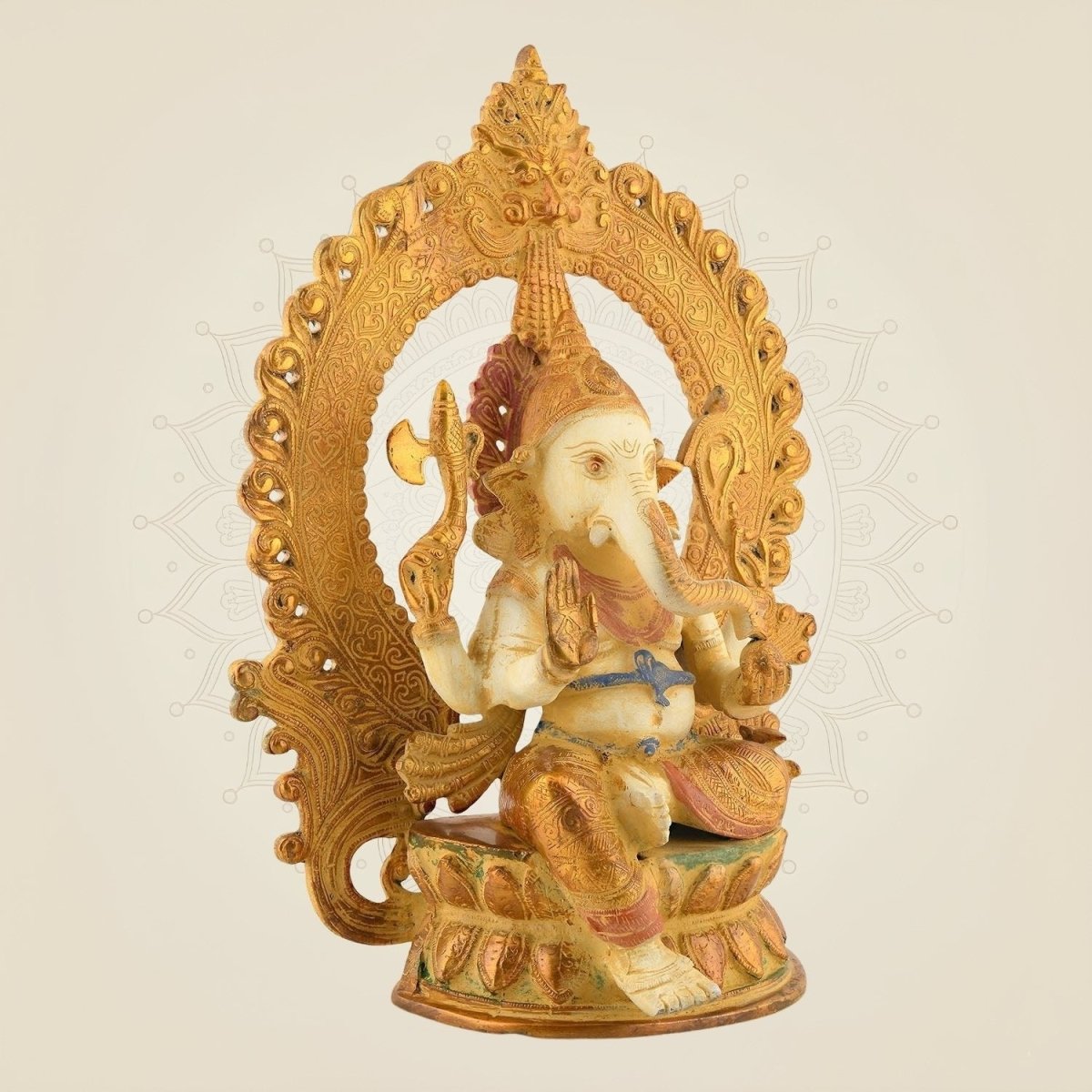 Ganesha with Prabhavali 14.5″ – Regal Idol