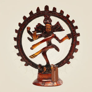 Nataraja Brass Idol Colored