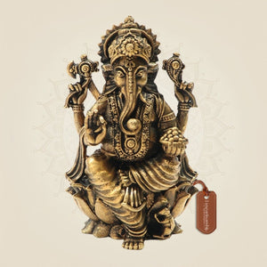 Panchaloha Bronze Ganapati Statue