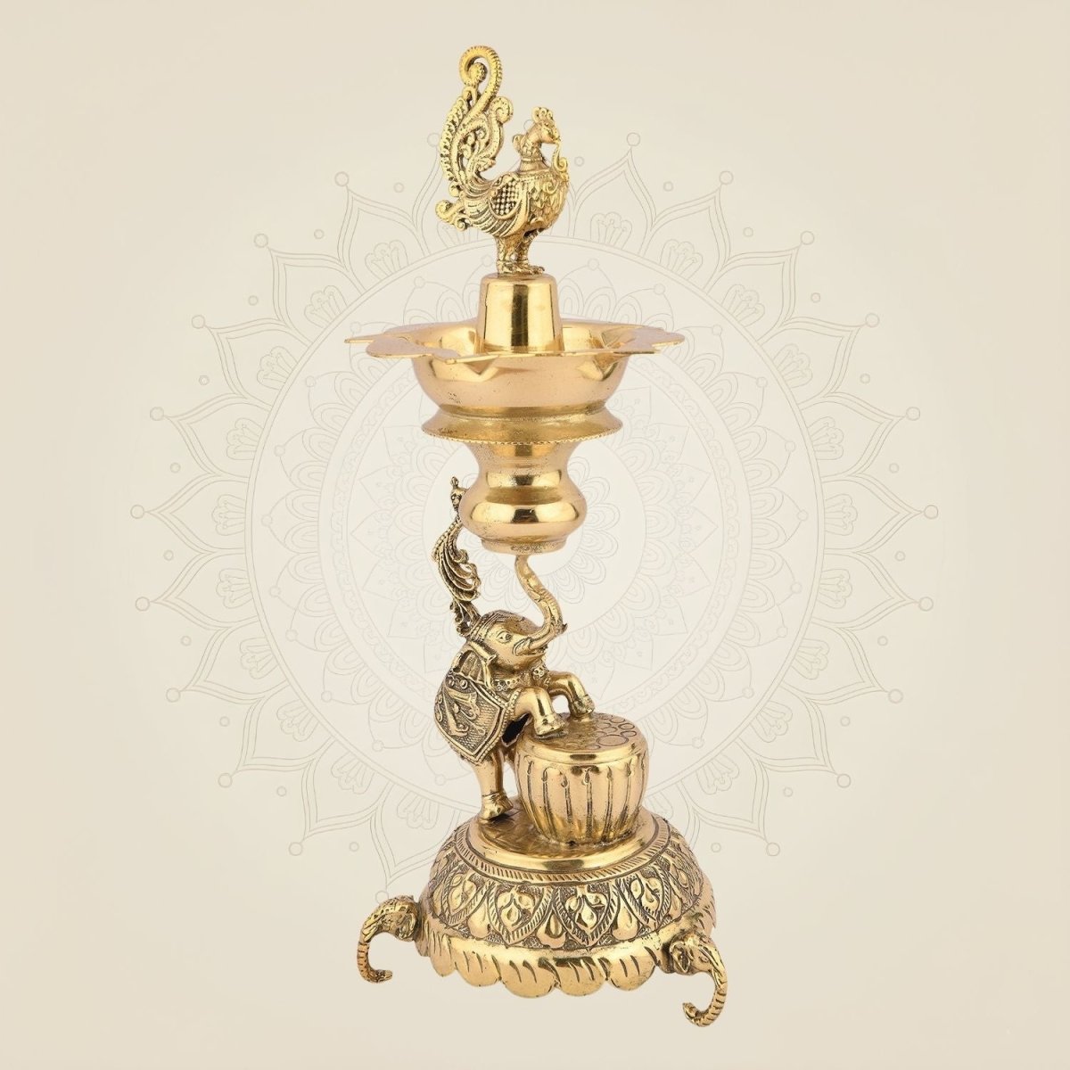 Handcrafted Pure Brass Spiritual Oil Lamp
