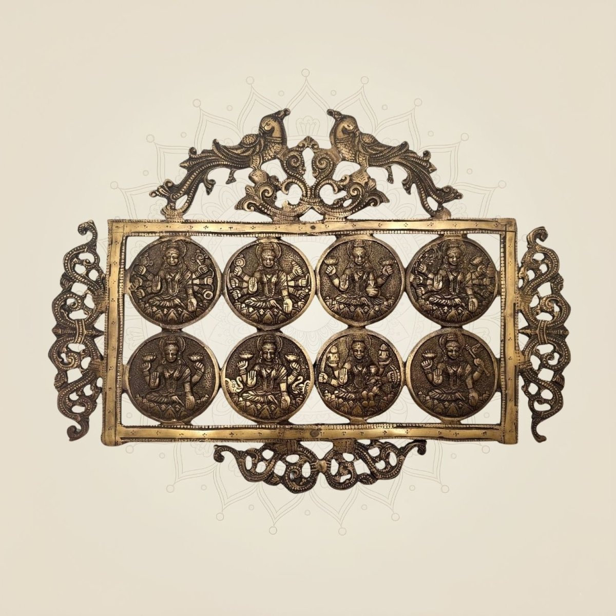 Pure Brass Asthalaxmi Wall Hanging Artisan