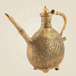 Brass Engraved Surahi
