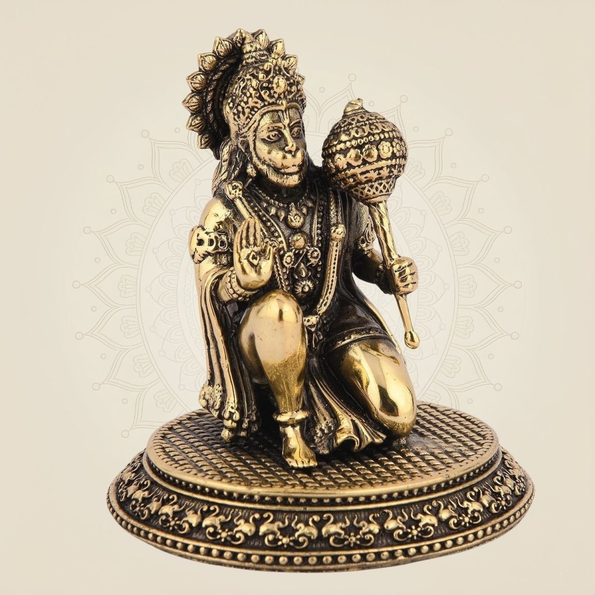 Pure Brass Hanuman Idol