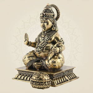Lightweight Brass Lord Kuber statue