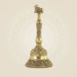 Pure Brass Nandi Pooja Bell