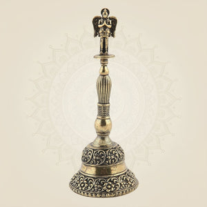 Pure Brass Pooja Bell with Garud