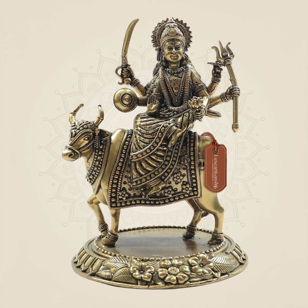 Pure Brass Umiya Mata Idol 6"