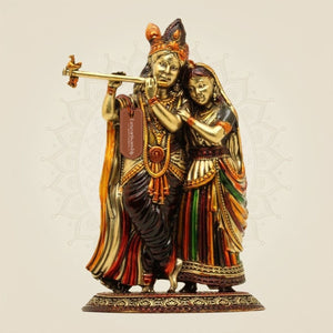 Radha Krishna Brass Idol