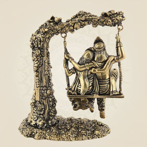 Radha Krishna Brass Murti