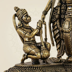 Brass Ram Darbar Murti