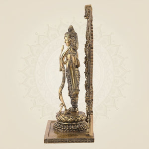 Pure brass Ram Lalla murti for worship